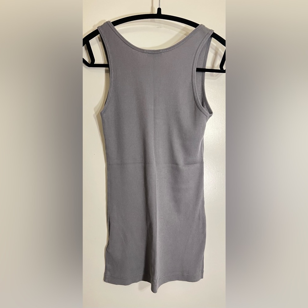 Splendid Gray Ribbed Tank Top - Picture 4 of 4